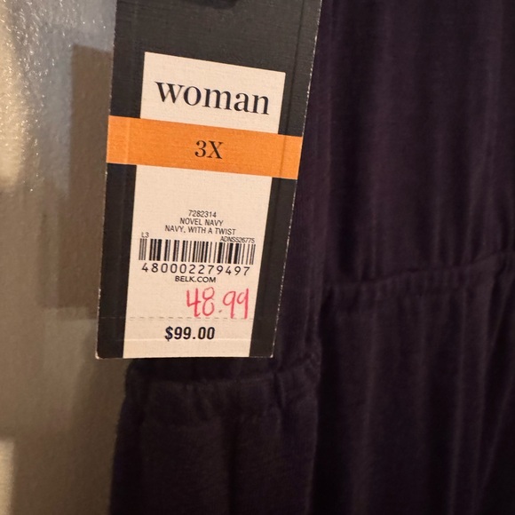 Crown and Ivy dark blue dress - Picture 3 of 5